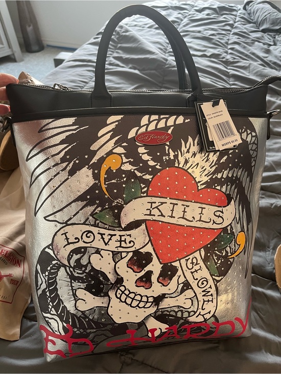 Ed Hardy Handbags - ED HARDY Backpack/tote bag